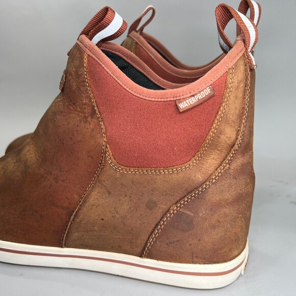 Waterproof Brown Men's Boots - Picture 6 of 14